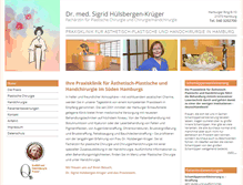 Tablet Screenshot of plastische-chirurgie-harburg.de